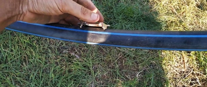 How to run a wire through a pipe or corrugation without a vacuum cleaner