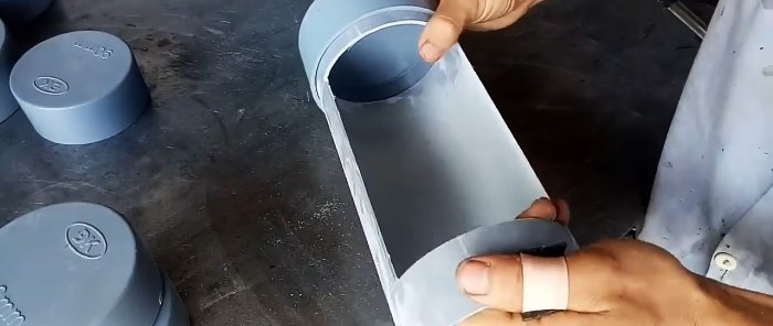 How to make an organizer for storing fasteners from PVC pipes