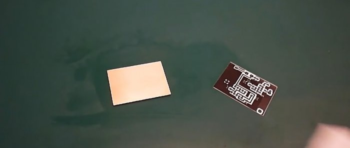 How to make a circuit board without heating iron and photoresist