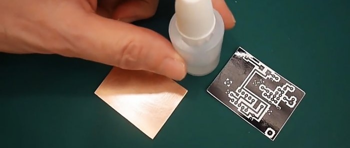 How to make a circuit board without heating iron and photoresist