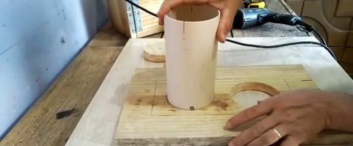 How to make a folding mold out of wood for making blocks