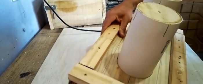 How to make a folding mold out of wood for making blocks