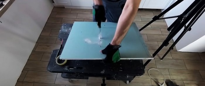 How to make a hidden hatch under a bathtub with your own hands