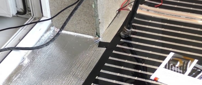 How to make a heated floor quickly and cheaply in 1 day without mixing the solution