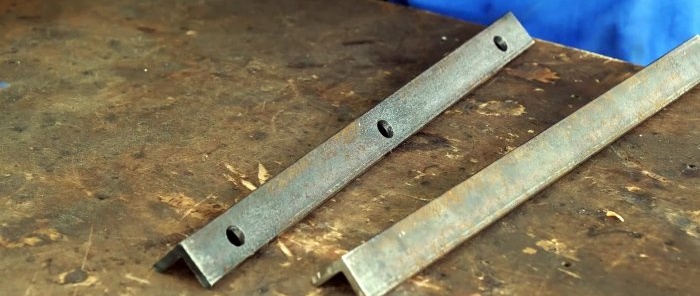 How to cheaply and quickly make a vice from profile remnants without welding