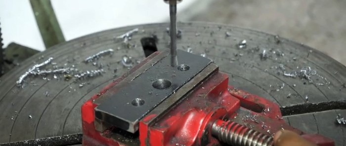 How to cheaply and quickly make a vice from profile remnants without welding