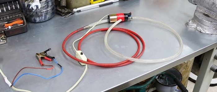 How to make a universal pumping device from an old fuel pump