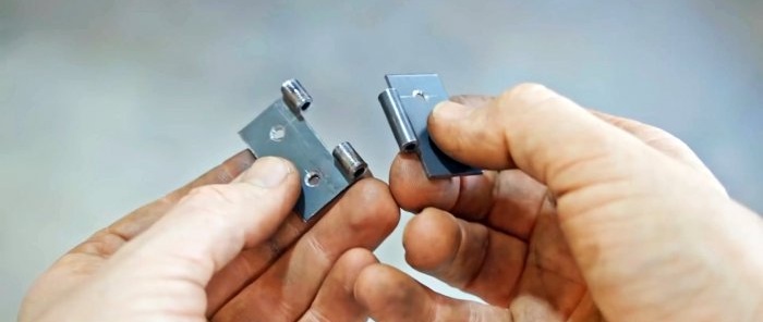 How to make a device and make hinged hinges with your own hands