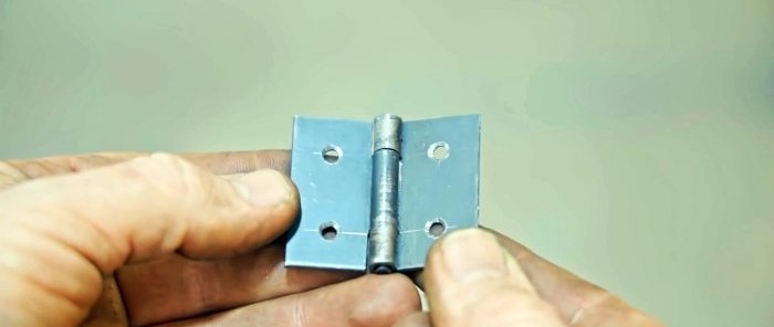 How to make a device and make hinged hinges with your own hands