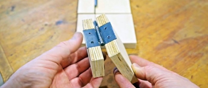 How to make a device and make hinged hinges with your own hands