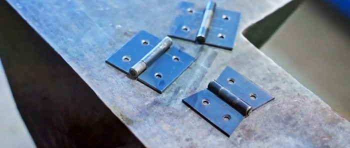 How to make a device and make hinged hinges with your own hands