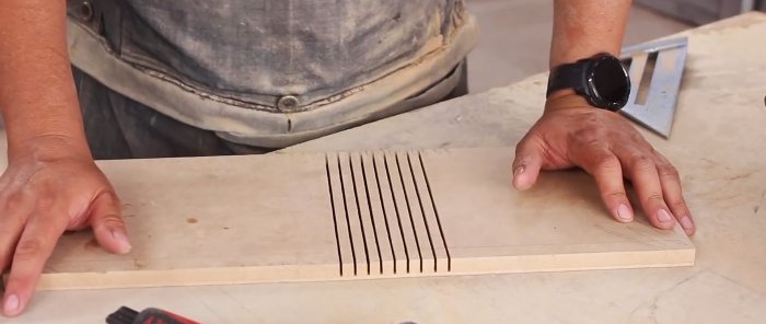 How to bend MDF or plywood to any angle