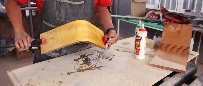 How to bend MDF or plywood to any angle