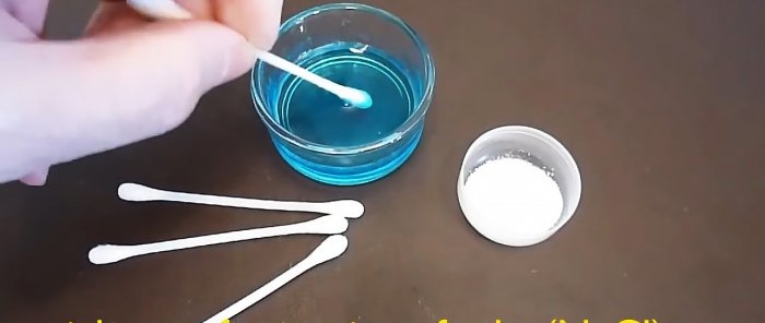 How to solder aluminum using copper sulfate