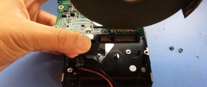 How to make a 12V induction cooker in an old hard drive case