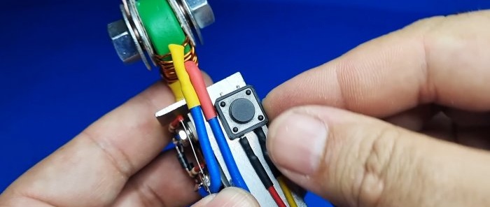 How to make a simple and powerful induction soldering iron with instant heating