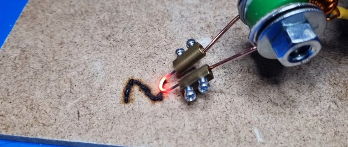 How to make a simple and powerful induction soldering iron with instant heating