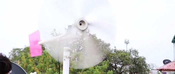 How to make a wind generator from an aquarium pump