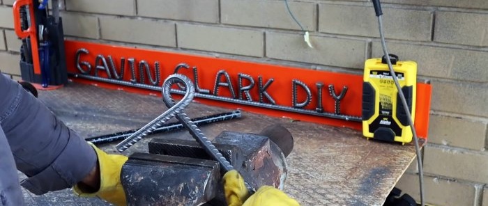 How to tie steel reinforcement without heating into a sea knot