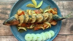 Mackerel in a fragrant marinade - an excellent snack in 2 hours