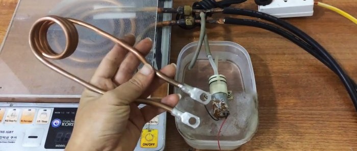 How to make an instant heater from an induction cooker for forging and hardening metal