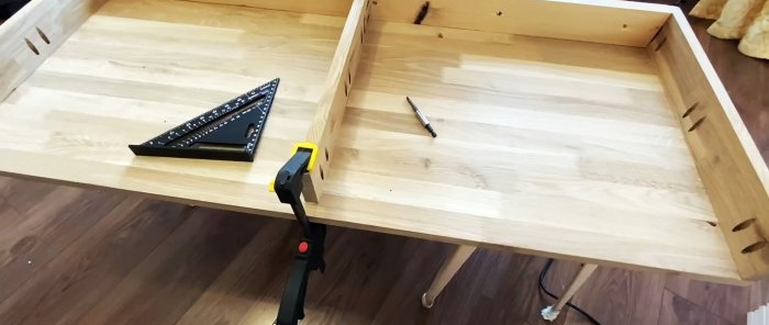 How to make a floating computer desk