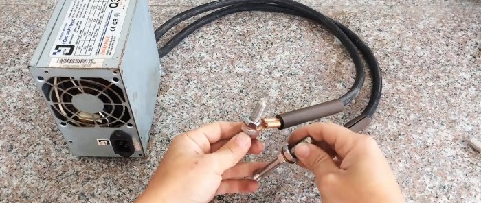 How to make a soldering and heating device from a microwave transformer