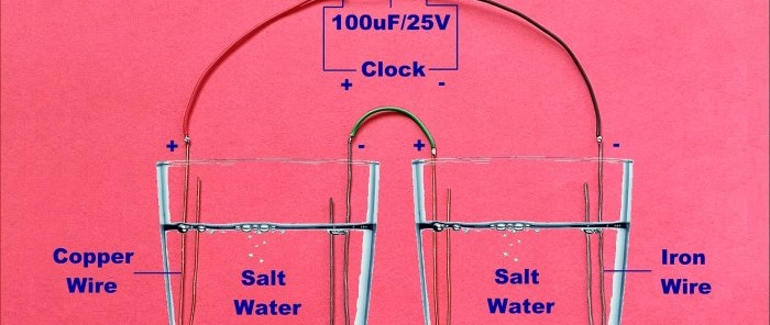 Как да направите батерия за часовник на вода