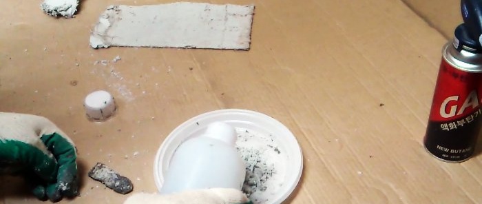 How to make fireproof putty