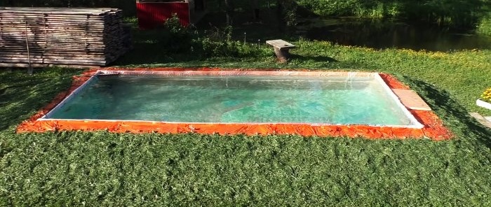 How to make a huge pool for next to nothing