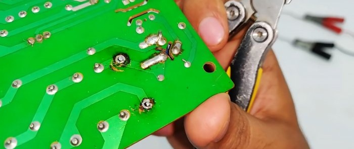 How to make a heated desoldering pump for convenient desoldering of circuit boards into parts