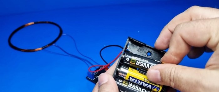 How to make a simple metal detector using 2 transistors