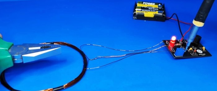 How to make a simple metal detector using 2 transistors