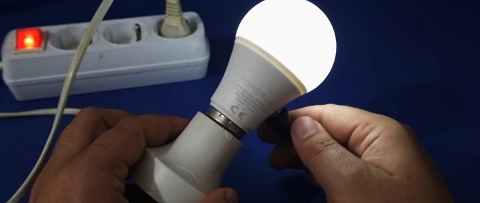 How to make an LED lamp with adjustable light levels