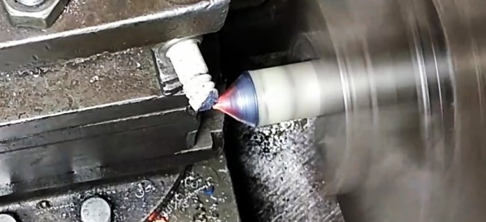 How to plug a pipe and make a cone at the end without welding