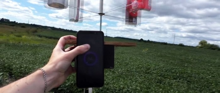 Mini wind generator for charging your phone