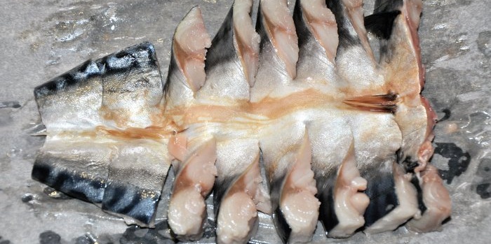 Mackerel in soy marinade in the oven