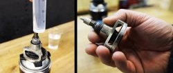 How to make an adapter for refilling foam cleaner cylinders