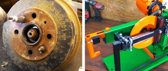 DIY electromechanical hacksaw based on a car hub