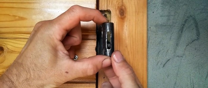 How to modify a door hinge and turn it into a gravity door closer