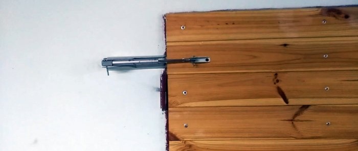 How to modify a door hinge and turn it into a gravity door closer