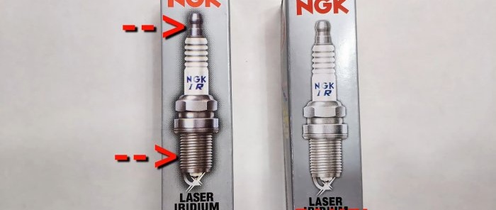 How to distinguish original NGK spark plugs from fakes