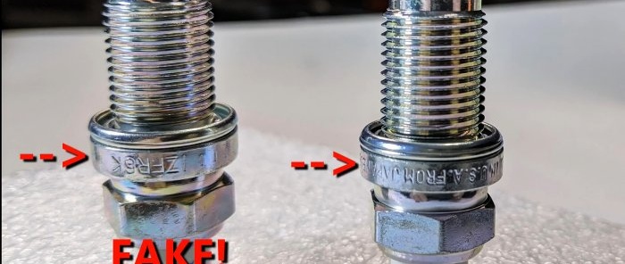 How to distinguish original NGK spark plugs from fakes