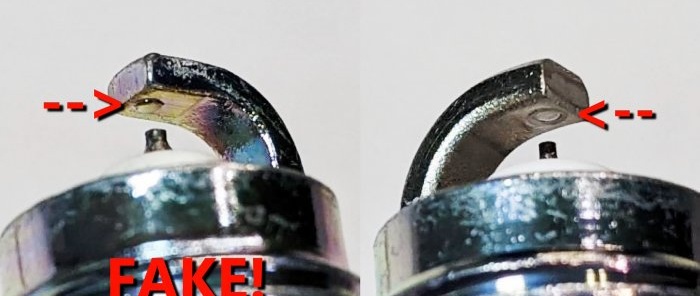 How to distinguish original NGK spark plugs from fakes