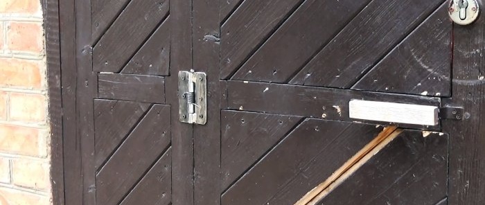 How to make a door hinge with a closer