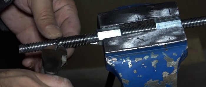 How to make a device for winding springs