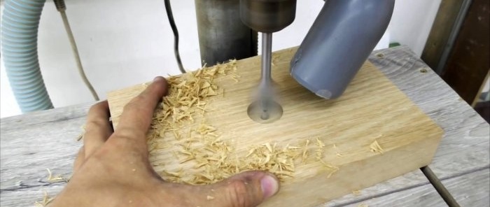 How to make a device for turning large cylindrical and conical workpieces on a circular saw