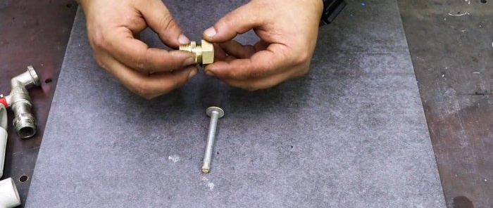 How to make a thread-cutting nozzle for PP pipes Do-it-yourself dismountable water supply