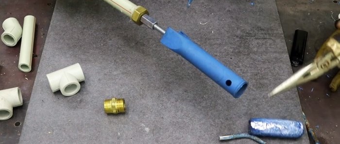 How to make a thread-cutting nozzle for PP pipes Do-it-yourself dismountable water supply