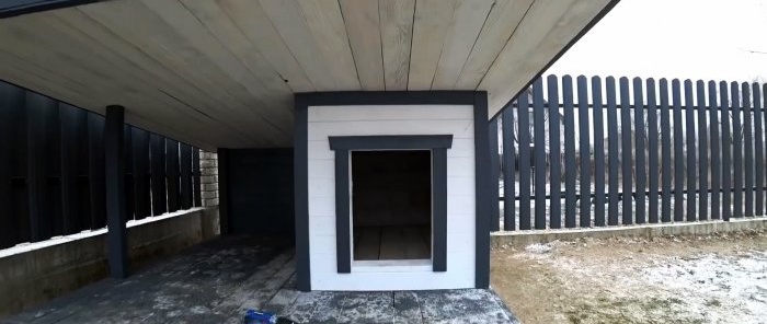 How to make a warm dog house with Wi-Fi control